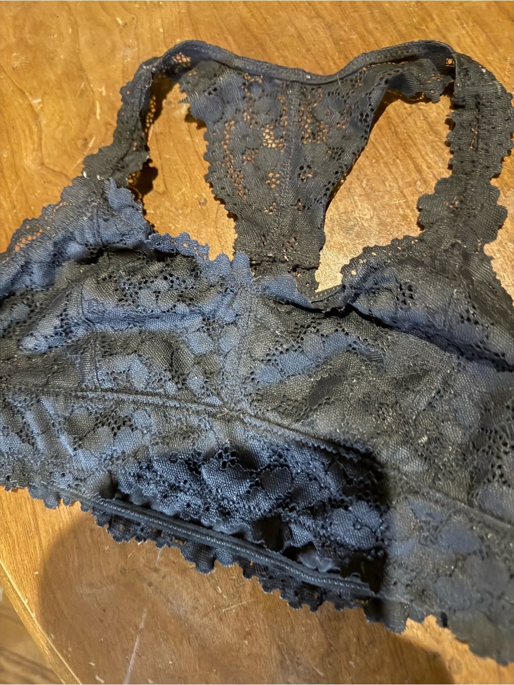 art class Black Lace Racerback Bralette
